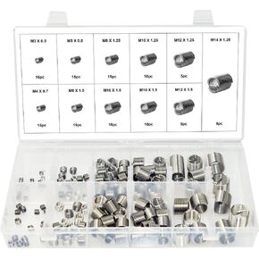 32431-120pc Stainless Steel Wire Thread Insert Assortment