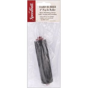 Speedball Pop-in Replacement Roller 4", Hard Rubber