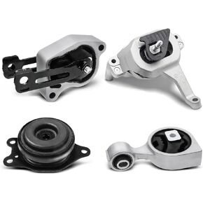 A-Premium 4PCS Engine Motor Mount and Transmission Mount Set Compatible with Nissan Altima 2007 2008 2009 2010 2011 2012, 2.5L, Replace# 11220-JA000 11350-JA00A