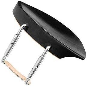 Kaufman 4/4 Violin Chinrest - Ebony with Standard Bracket