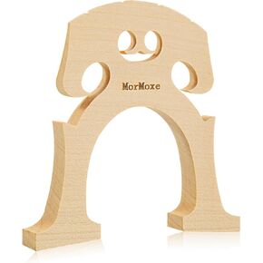 Cello Bridge 4/4 Size - Hand-Carved Maple, Direct Fit, Fully Adjusted - Expertly Handcrafted & Polished for Perfect Fit - Easy Installation - Replacement Accessory for Cello Parts