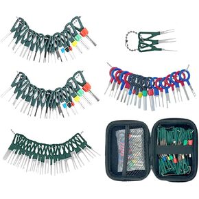 Maerd Terminal Release Tool Set, 23pcs Universal Terminal Removal Tool kit, Vehicles Terminal Block Depinning Tool & Household Devices Electrical Wire Connector Pin Extractor Tool with Carrying Case …