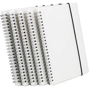 5 عبوات من دفاتر الملاحظات الشبكية ذات الغلاف الصلب الشفاف/مجلات رصاصة، دفاتر ملاحظات لموضوع مذكرات الكتابة، 80 ورقة (160 صفحة) - 8.35 × 5.75 بوصة، مقاس A5. in Kuwait