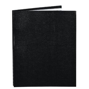 Blueline NotePro Executive Journal, Black, 11" x 8.5", 200 Pages (A10200.BLK) - (Pack of 5)
