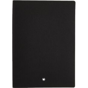 Montblanc Notebook Black Lined #146 Fine Stationery 113294 – Elegant Journal with Leather Binding and Ruled Pages – 1 x (5.9 x 8.2 in.)