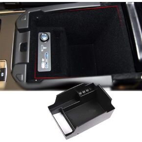 Car Center Console Storage Box, for Land Rover Range Rover/Range Rover Sport 2014-2017 Accessories, ABS Door Phone Glove Armrest Box Accessories Without Refrigerator, Only for Left Hand Drive