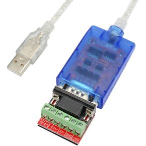USB to RS422 RS485 Serial Port Converter Adapter Cable with FTDI Chip Support Windows 10, 8, 7, XP and Mac with ESD Protection (3ft/1meter)