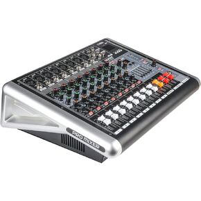 خلاط الصوت 8 قنوات، خلاط دي جي ميكسر بورد صوت بلوتوث MP3 خلاط للموسيقى مع 99 نوعًا من تأثيرات DPS الرقمية، خلاط صوت USB لمكبرات صوت الكاريوكي in Kuwait