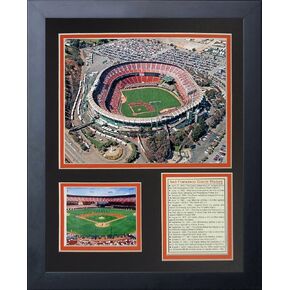 Legends Never Die "San Francisco Giants Candlestick Park Framed Photo Collage, 11 x 14-Inch, (11248U)