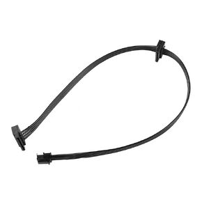 Motherboard ATX Mini 4 Pin to 2X Right-Angle 15-Pin SATA Hard Drive HDD Power Supply Adapter Cable Dual 15 Pin SATA to Mini 4-pin Extension Cable