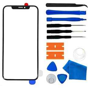 Original iPhone 13 Mini Screen Glass Replacement,Front Outer Lens Glass Screen Replacement Repair Kit