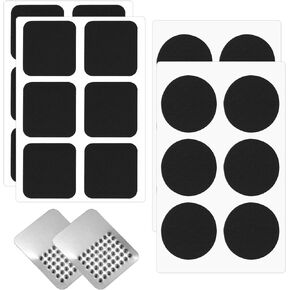 26Pcs Bike Tire Patch Repair Kit, Round Inner Tube Patch Kit Rectangular Bike Tire Patch Kit Self Adhesive Patch Kit with Metal Rasps, Bicycle Tire Patch Kit for Inflatable Rubber Flat Tire Repair