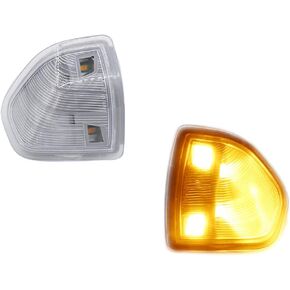 أضواء إشارة الانعطاف بمرآة جانبية LED لـ 68302828AA 68302829AA، مصباح الشاحنة الأيمن والأيسر مناسب دودج رام 1500 2500 3500 4500 5500 in Kuwait