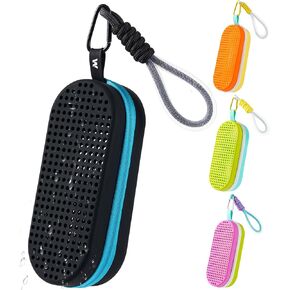 Mgsarbny Swim Goggle Case For Swimming Goggles, Silicone Protective Cases with Drain Hole for Goggles Perfect Swimmer Gifts