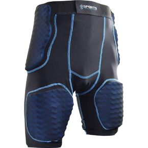 Sports Unlimited Adult 5 Pad Integrated Football Girdle 2.0