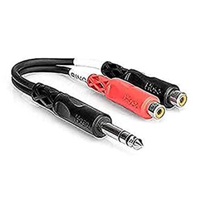Hosa YPR-102 1/4" TRS to Dual RCAF Stereo Breakout Cable in Kuwait