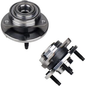 513205 Front 2PCS Wheel Bearing and Hub Assembly Compatible with Pontiac Pursuit 2005 2006, Chevy Cobalt 2005-2010, Saturn Ion 2003-2007, Pontiac G5 2007-2010, 4 Lug