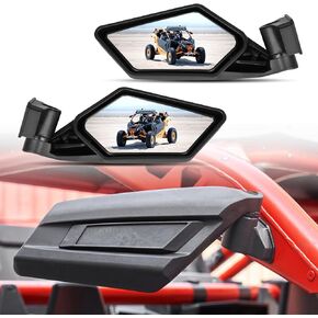 X3 Side Mirrors,Maverick X3 Side View Mirrors Compatible with 2017-2023 Can Am Maverick X3 / X3 Max RS DS Turbo RR, OEM Replace #715002898