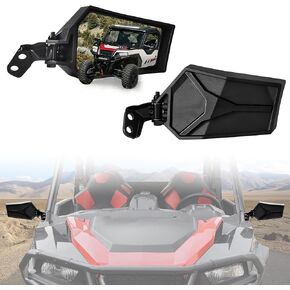 Rearview Side Mirrors for Polaris General XP 4 1000 16-23, Adjustable Clear Folding Side Mirrors for Polaris General 1000/4 1000 / XP 1000 / XP 4 1000 2016-2024 Accessories (2PCS)