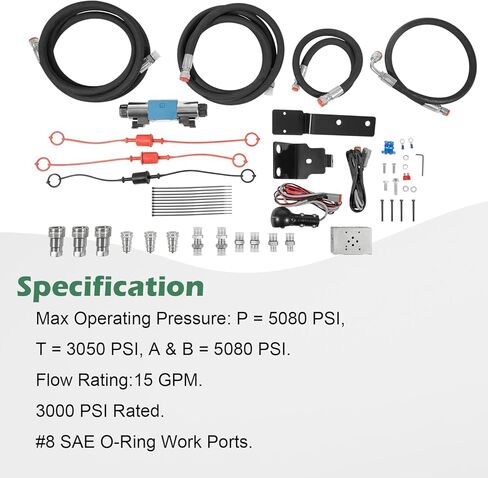 مجموعة صمامات الوظيفة الثالثة لجرارات سلسلة Kubota MX4700، MX4800، MX5000، MX5100، MX5200، MX5800 #380-166A in Kuwait