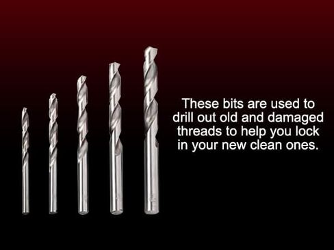 Stripped Thread Rethread Recoil Repair 131pcs Set Metric M5 M6 M8 M10 M12 in Saudi Arabia