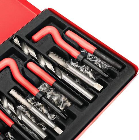Stripped Thread Rethread Recoil Repair 131pcs Set Metric M5 M6 M8 M10 M12 in Saudi Arabia