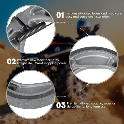 أحذية الفرامل الأمامية الخلفية لهوندا XR100R XR70R XR80R,CR60R 80R, CRF 70F 80F 100F مجموعة أحذية فرامل الطبل in Saudi Arabia