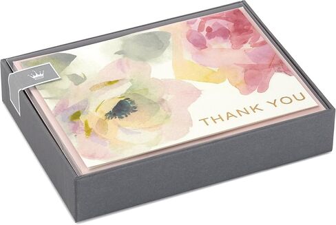 Hallmark Thank You Cards, Watercolor Flowers (10 Cards with Envelopes) in Saudi Arabia