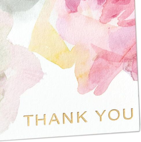 Hallmark Thank You Cards, Watercolor Flowers (10 Cards with Envelopes) in Saudi Arabia