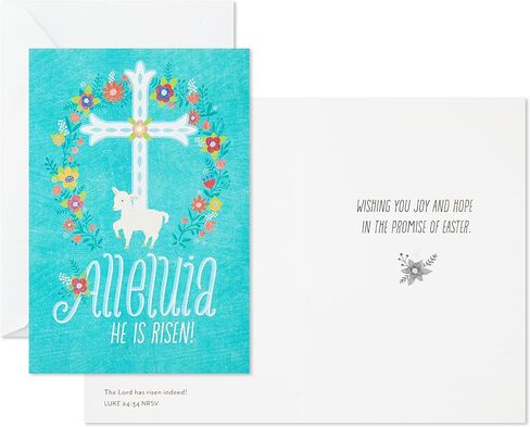 DaySpring Pack of Religious Easter Cards, Alleluia (8 Cards with Envelopes) in Saudi Arabia