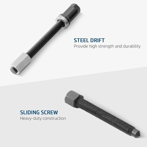 DASBET Front Wheel Drive Bearing Puller | 19PCS Front Wheel Hub Drive Bearing Removal Install Adapter Puller Pulley Service Tool Kit in Saudi Arabia