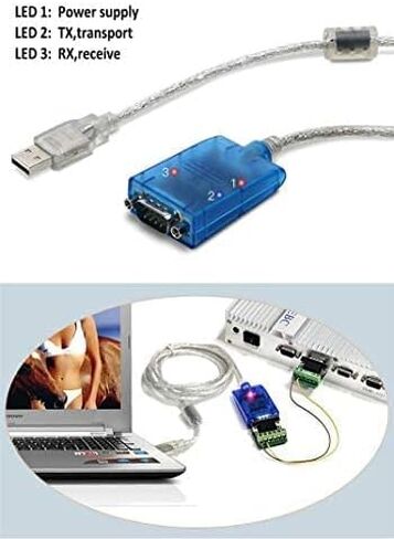 كابل محول USB إلى RS422 RS485 محول المنفذ التسلسلي مع شريحة FTDI يدعم Windows 10 و8 و7 وXP وMac مع حماية ESD (3 أقدام/1 متر) in Kuwait