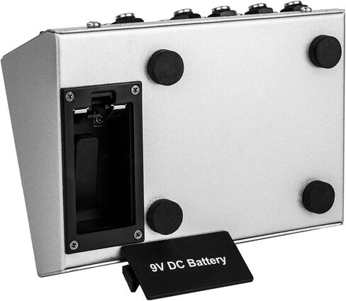 Nady MM-242 خلاط صغير 4 ستيريو / 8 قنوات أحادية مع وضع أحادي/ستيريو، مدخلات ومخرجات ¼ بوصة - تعمل بالبطارية ومحول تيار متردد متضمن in Kuwait