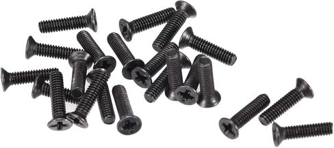 uxcell M2.5 x 10mm Phillips Screw Fastener Black for Laptop PC TV Fan Switch 150pcs in Saudi Arabia