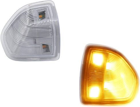 أضواء إشارة الانعطاف بمرآة جانبية LED لـ 68302828AA 68302829AA، مصباح الشاحنة الأيمن والأيسر مناسب دودج رام 1500 2500 3500 4500 5500 in Saudi Arabia