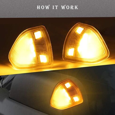 أضواء إشارة الانعطاف بمرآة جانبية LED لـ 68302828AA 68302829AA، مصباح الشاحنة الأيمن والأيسر مناسب دودج رام 1500 2500 3500 4500 5500 in Saudi Arabia
