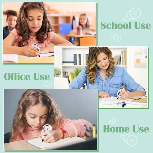 12 شريط تصحيح، 39.37 قدم × 1/5 بوصة، كل شريط تصحيح أبيض سهل الاستخدام لمستلزمات مكتب التصحيح الفوري in Kuwait