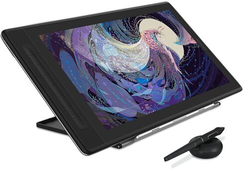 HUION Kamvas Pro 13 2.5K QHD Graphics Monitor Drawing Tablet with Screen QLED Full Lamination Battery-Free Stylus PW517 for Windows PC, Mac, Android, 13.3inch Digital Drawing Pen Display (Renewed) in Saudi Arabia