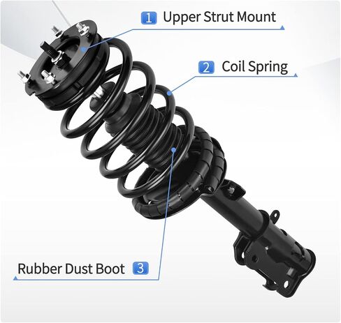 YITAMOTOR صدمات التعليق الخلفي الكاملة الأمامية المتوافقة مع فورد موستانج 2005-2010 in Saudi Arabia