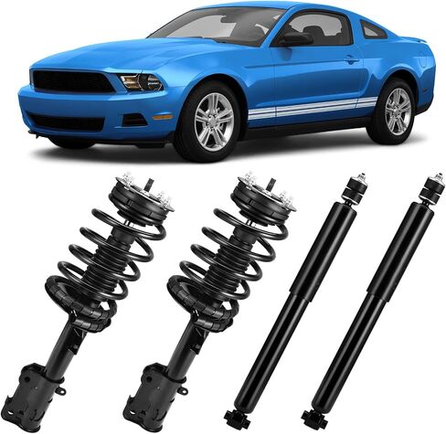 YITAMOTOR صدمات التعليق الخلفي الكاملة الأمامية المتوافقة مع فورد موستانج 2005-2010 in Saudi Arabia