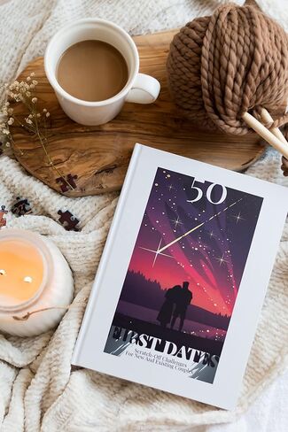 50 First Dates - Scratch Off Dating Book for Couples, 50 Unique Date Ideas, Date Night Couples Gift, Couples Dating Book, Scratch-Off Dates for Couples in Saudi Arabia