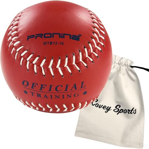 كرة لينة مرجحة من بروناين للرمي والرمي - (كرة 10 أونصة، 30.48 سم) - كرات لينة سريعة الرمي مقاس 30.48 سم أدوات تدريب على رمي الكرة اللينة مع حقيبة كوفي in Kuwait