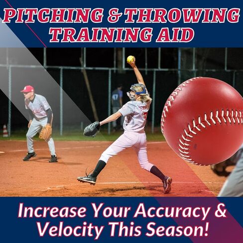 كرة لينة مرجحة من بروناين للرمي والرمي - (كرة 10 أونصة، 30.48 سم) - كرات لينة سريعة الرمي مقاس 30.48 سم أدوات تدريب على رمي الكرة اللينة مع حقيبة كوفي in Kuwait