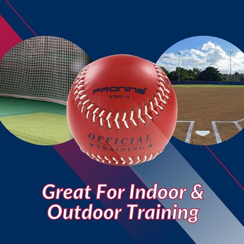 كرة لينة مرجحة من بروناين للرمي والرمي - (كرة 10 أونصة، 30.48 سم) - كرات لينة سريعة الرمي مقاس 30.48 سم أدوات تدريب على رمي الكرة اللينة مع حقيبة كوفي in Kuwait