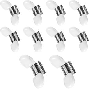 16 PCS حبة سدادات ، 8 سدادات كبيرة و 8 حبات صغيرة للمجوهرات التي تجعل كوميهيمو مستلزمات حبة سدادات حبة للأساور لمنع الخرز من السقوط