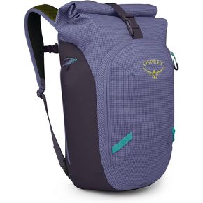 Osprey Transporter Roll Top Commuter Backpack, Raven Black