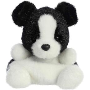 Aurora® Adorable Palm Pals™ Brody Collie™ Stuffed Animal - Pocket-Sized Play - Collectable Fun - Black 5 Inches