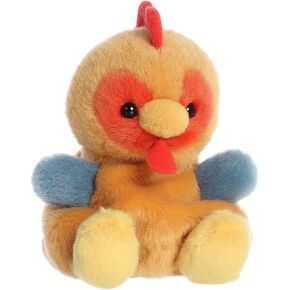 Aurora® Adorable Palm Pals™ Red Rooster™ Stuffed Animal - Fun Collectible Plush for Kids and Adult Collectors - Perfect for Decorating Rooms and Birthday Gifts - Brown 5 Inches