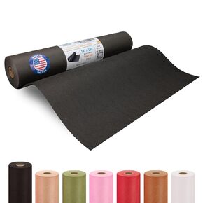 IDL Packaging Paper Paper Roll 18 "× 2160" (180 قدمًا) ، حزمة من 8 - لفة حرفية من الورق البني للمدرسة والفن - لفة الورق البني لالتقاط الهدايا ، والتحرك والتعبئة - لفة بنية من الورق