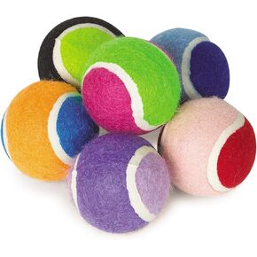 Zanies Mini Tennis Balls for Dogs, 6-Packs,Small Breeds